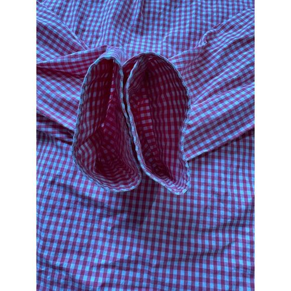 Vineyard Vines Mens XXL collared button up shirt,  long sleeve, Red/Pink & white - Picture 7 of 16